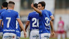 Steven celebra uno de los goles a la Gimn�stica