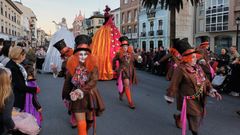 Desfile de Martes de Carnaval por las calles de Ribadeo