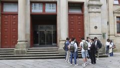 Foto de la Facultade de Medicina de la USC, en una foto de archivo del pasado ao