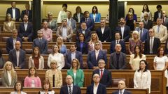 Minuto de silencio en el Congreso con motivo del genocidio del Estado de Israel en la Franja de Gaza.