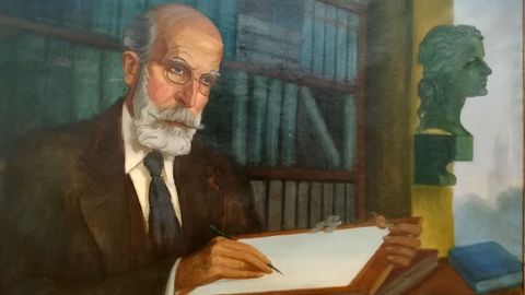 Retrato de Ram�n Men�ndez Pidal de Emery Tausz