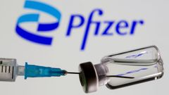 Vial de la vacuna elaborado por el consorcio BioNTech-Pfizer