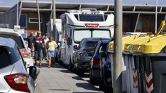 Autocaravanas en el entorno de O Corgo, en O Grove