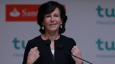 Ana Patricia Bot�n, presidenta del Santander