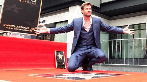 Chris Hemsworth sobre su estrella en el Paseo de la Fama