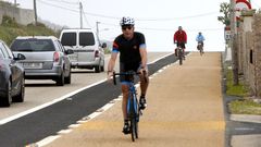 Carril bici en Oia