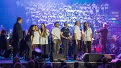LLeno en el Coliseum por el �Chorus. Concierto por la Paz�