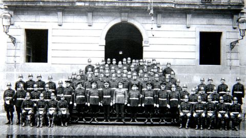 La guardia de Vigo en una imagen de los a�os 20 del siglo XX