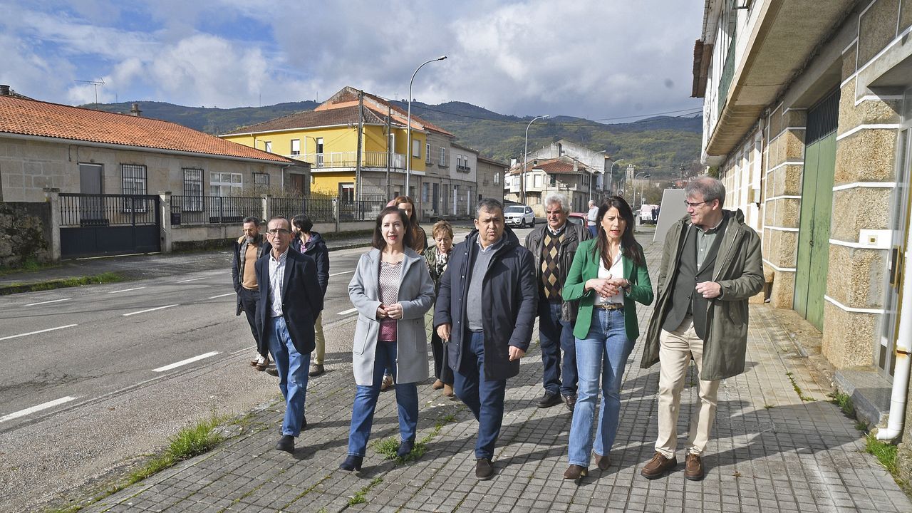 La travesía de Albarellos, en Monterrei,