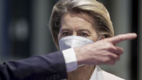 La presidenta de la Comisi�n Europea, Ursula von der Leyen