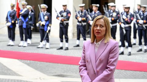 La primera ministra de Italia, Georgi Meloni.