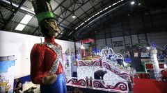 Las carrozas de la cabalgata de Reyes ya est�n preparadas