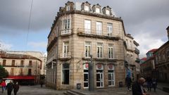 Edificio del Casino Mercantil de Pontevedra, cuya venta est� a punto de cerrase
