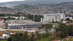El hospital Montecelo, en Pontevedra, uno de los dos centros que conforman el CHOP