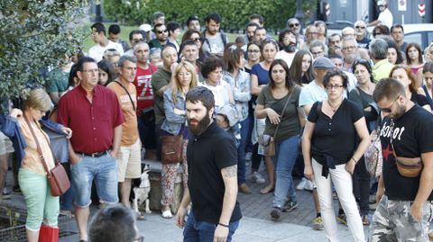 Concentracin contra las detenciones en Cangas
