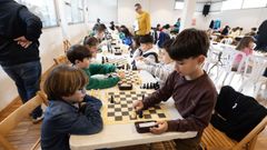 Algunas de las partidas que se disputaron en la biblioteca municipal