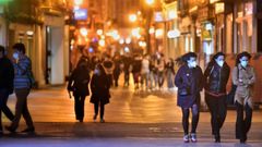 As� fue la despedida del toque de queda en A Coru�a