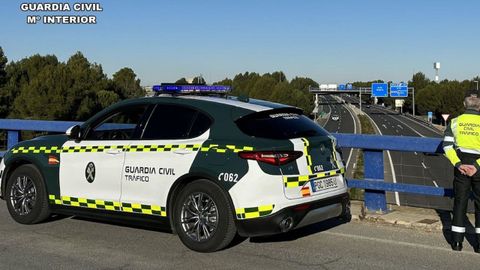 La Guardia Civil intercept a este vehculo en Fene