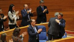 La investidura de Feijoo, en fotos