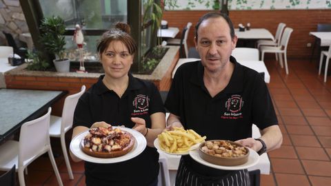La Raxería San Marcos, en Santiago, es popular por sus abundantes raciones, entre las que destacan el pulpo y el raxo.