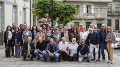 Reuni�n�de antiguos alumnos del Instituto de Ribadavia nacidos entre 1960 y 1961.