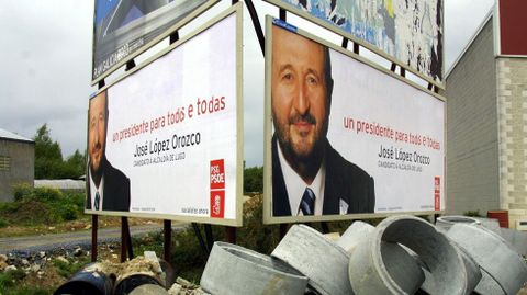 Campaa para las votaciones del 2003.