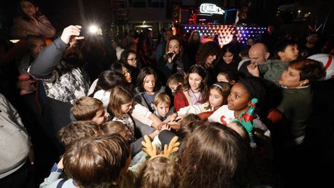 Iluminacin navidea en Burela