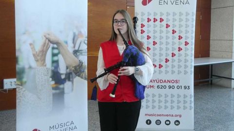 A gaiteira María López conta con un longo recorrido.