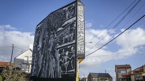 Mural en Rianxo