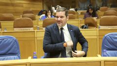 O conselleiro de Lingua, Jos Lpez Campos, este mrcores no Parlamento 