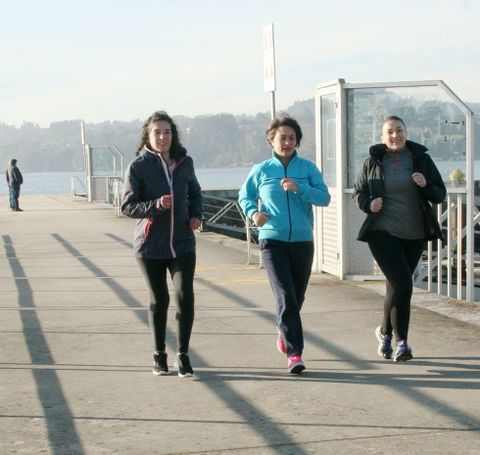 En Mio, Roco, Luca y Teresa se conocieron corriendo por el puerto