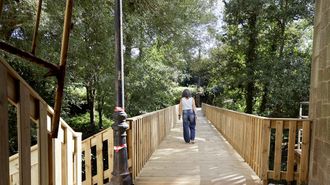 Catoira acaba de invertir 40.000 en la reposici�n de este puente 