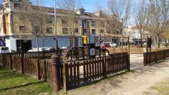 El parque infantil de Mollavao, en Pontevedra, tras su mejora