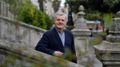 Jaime Berm�dez, fotografiado esta semana en A Coru�a, es un gran amante de la jardiner�a y la pesca deportiva