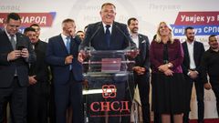 La alianza de partidos liderada por el prorruso Milorad Dodik se perfila como vencedora en la Asamblea Nacional de la Rep�blica Srpska