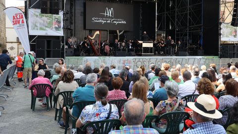 Concierto de la Banda de Msica con el gaiteiro Pedro Lamas y la cantareira Mercedes Rodrguez
