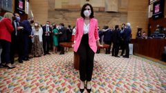 Isabel D�az Ayuso posa tras ser investida presidenta de la Comunidad de Madrid