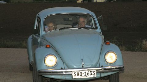 Su paseo en Fusca.