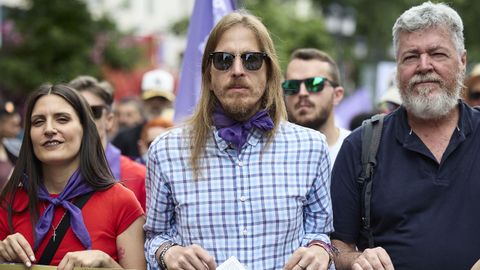 Pablo Fern�ndez, portavoz de Podemos, el domingo para exigir la protecci�n del lobo ib�rico