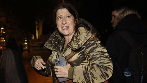 La exmilitante socialista Leire D�ez, a su salida de los Juzgados de Plaza Castilla el pasado 17 de noviembre.