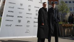 Sergio Pastor y Ismael Alcaina, de la firma We are Spastor, el pasado mes de marzo en la semana de la moda de Madrid