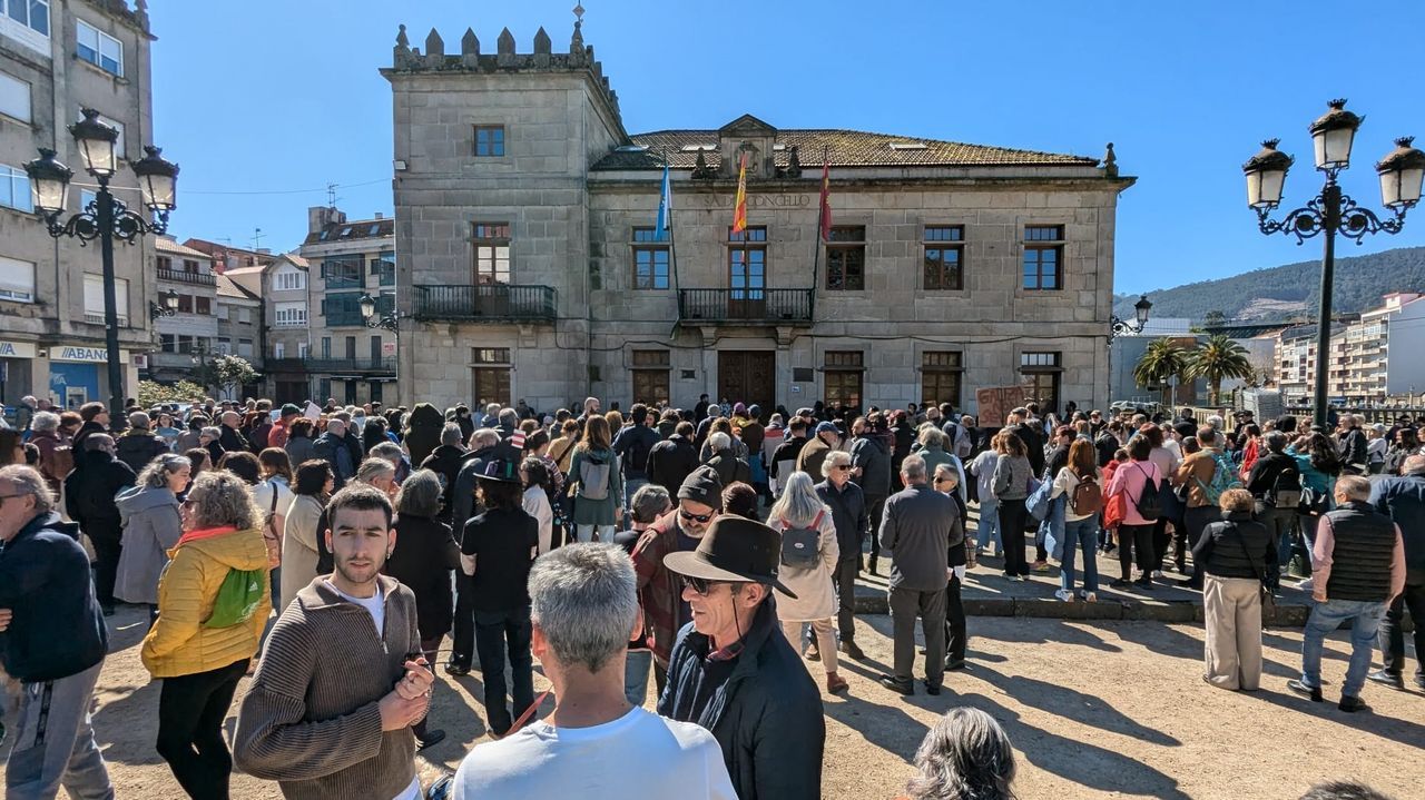 Redondela albergó una concentración contra el proyecto de Altri en Galicia