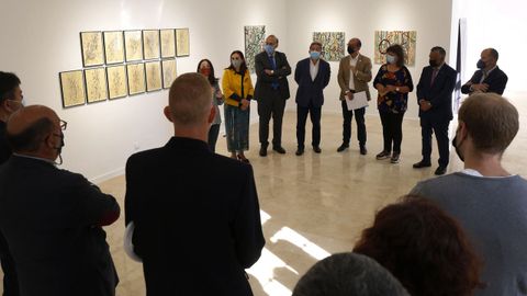 La Sala Universitaria Profesor Manuel Moldes se inauguró este viernes en Belas Artes con una muestra del artista, que se puede visitar hasta el 15 de diciembre