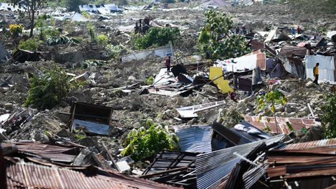 Efectos del último terremoto en Indonesia