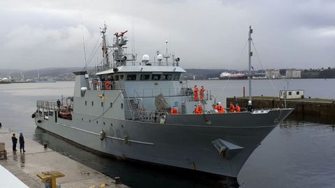 Foto de archivo del Arnomendi, patrullero de la Armada