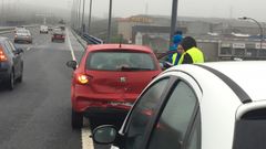 Accidente en la tercera ronda