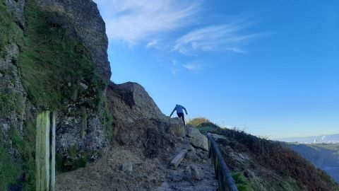 Desprendimientos en la senda del Cervig�n