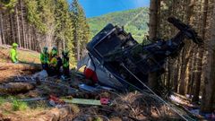 Tr�gico accidente de un telef�rico en el norte de Italia