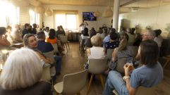 La sesi�n inicial de Sol x Ciencia, en el c�mping de Baldaio 