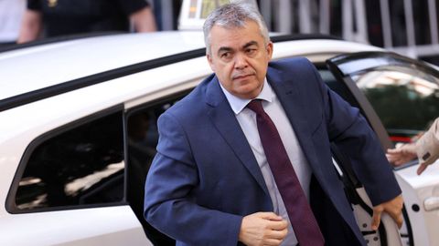 El ex secretario de organización del PSOE Santos Cerdán, a su llegada el pasado lunes al Tribunal Supremo.
